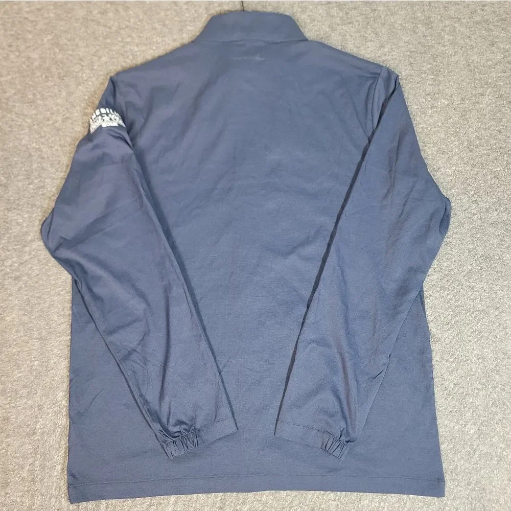 Travis Mathew Surfside Full Zip Jacket XL Vintage Indigo Stretch Golf TM1MU42